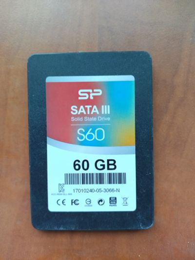 Лот: 19490484. Фото: 1. Ssd SP silicon power 60 гб. SSD-накопители