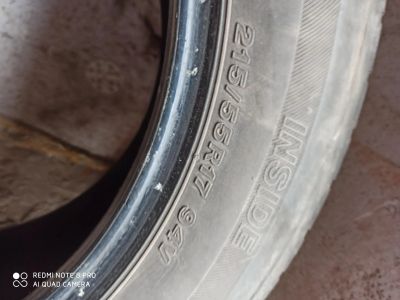 Лот: 21760258. Фото: 1. Летняя резина 215 55 17 Bridgestone... Шины