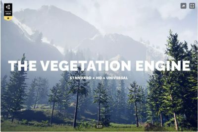 Лот: 17463204. Фото: 1. The Vegetation Engine (Ассет для... Другое (игры, программное обеспечение)