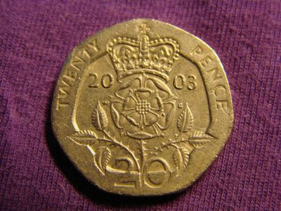Лот: 3384036. Фото: 1. 20 пенсов 2003 год , Соединённое... Великобритания и острова