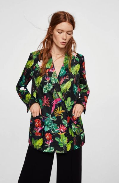 Лот: 20297366. Фото: 1. Пиджак Mango Tropic, р. 42-44. Пиджаки, жакеты, жилеты