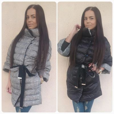 Лот: 7602365. Фото: 1. Пуховик Elizabeth Franchi 42 р. Верхняя одежда