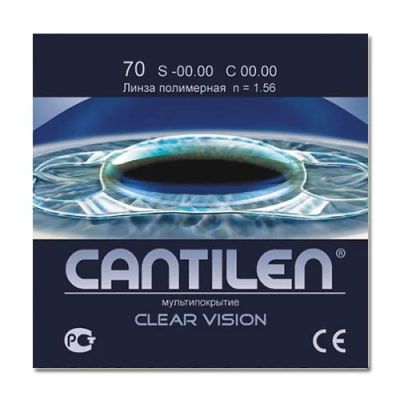 Лот: 10314175. Фото: 1. Линза очковая Cantilen Clear Vision... Очки