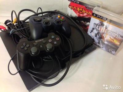 Лот: 6500173. Фото: 1. Sony Playstation 3 (PS3) Slim... Игровые приставки, консоли