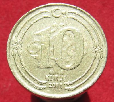 Лот: 15831427. Фото: 1. Турция 10 курушей, 2011г. Остальные страны