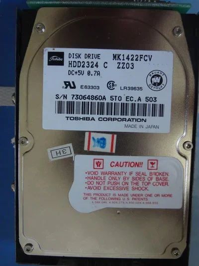 Лот: 9850885. Фото: 1. Жёсткий диск Toshiba MK-1422FCV... Жёсткие диски (HDD)