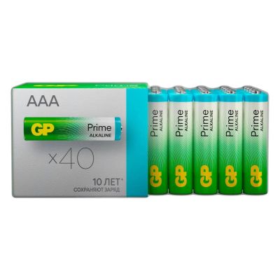 Лот: 24572220. Фото: 1. Батарейки GP Prime Alkaline LR03... Батарейки, аккумуляторы, элементы питания