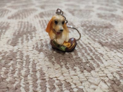 Лот: 14920821. Фото: 1. Брелок собачка рыжая. Брелоки для ключей