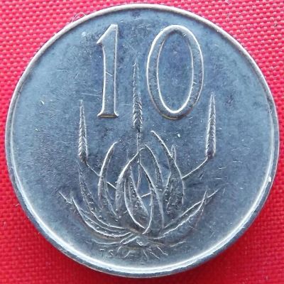 Лот: 3864885. Фото: 1. (№3315/LF) 10 центов 1965 (ЮАР... Африка
