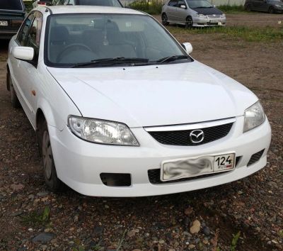 Лот: 3179124. Фото: 1. Mazda Familia 2002 (рестайлинг... Автомобили