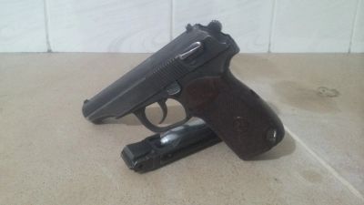 Лот: 12680876. Фото: 1. МР - 654К (С кожаной оперативной... Пневматическое оружие