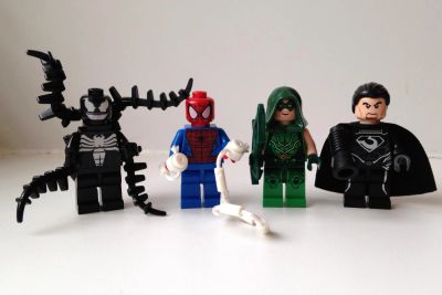 Лот: 4721055. Фото: 1. Фигурки копия лего heroes (человек-паук... Конструкторы