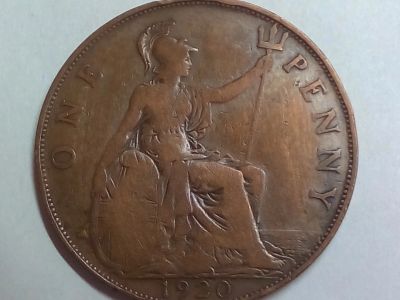 Лот: 15333515. Фото: 1. Монета Великобритании 1 пенни... Великобритания и острова
