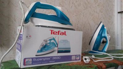 Лот: 6707143. Фото: 1. Утюг TEFAL Supergliss 3530 (вертикальный... Утюги, парогенераторы, отпариватели