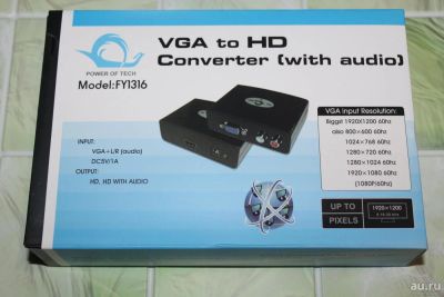 Лот: 10101912. Фото: 1. Новый адаптер-конвертер видео... WiFi, Bluetooth адаптеры
