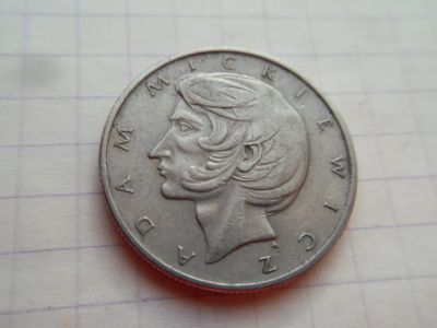 Лот: 23328768. Фото: 1. Польша 10 злотых 1976 Адам Мицкевич... Европа