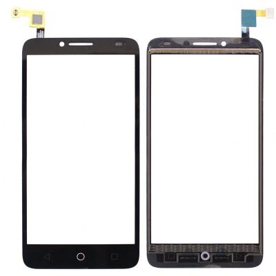 Лот: 12064006. Фото: 1. Тачскрин Alcatel OT-5054D Черный. Дисплеи, дисплейные модули, тачскрины