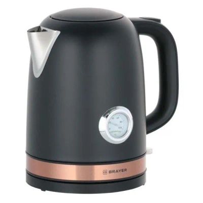 Лот: 24468635. Фото: 1. Электрический чайник Brayer BR1005BK. Чайники, кофемашины, кулеры