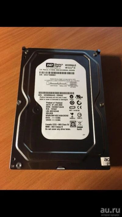 Лот: 9367080. Фото: 1. Жесткий диск 320gb. Жёсткие диски (HDD)