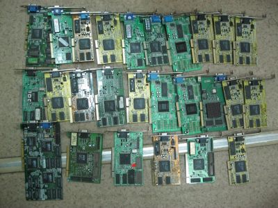 Лот: 7530429. Фото: 1. 26 видеокарт AGP и PCI 4 / 8 mb. Видеокарты