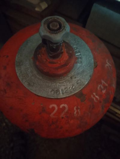 Лот: 25791050. Фото: 1. Газовый баллон 50 л (полный). Баллоны, газ в баллонах