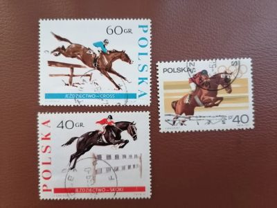 Лот: 25703004. Фото: 1. Польша. Конный спорт. Марки