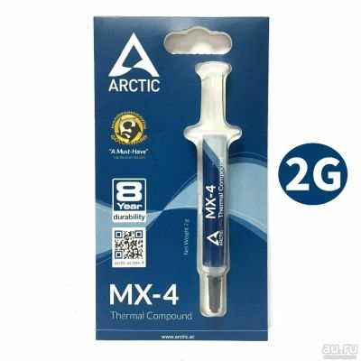 Лот: 17837551. Фото: 1. Термопаста Arctic MX-4 шприц 2г... Системы охлаждения