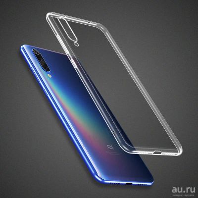 Лот: 13776713. Фото: 1. Чехол Xiaomi Mi 9 Силикон Прозрачный... Чехлы, бамперы