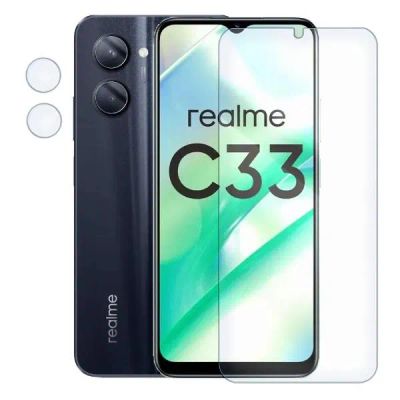 Лот: 24483973. Фото: 1. Защитное стекло Krutoff для Realme... Защитные стёкла, защитные плёнки