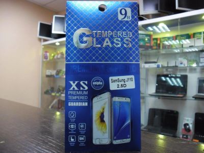 Лот: 9916301. Фото: 1. Защитное стекло Samsung J110... Защитные стёкла, защитные плёнки