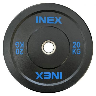 Лот: 22368503. Фото: 1. Бампированный диск 20кг Inex Hi-Temp... Штанги, блины