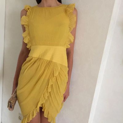 Лот: 7948839. Фото: 1. платье BCBG MaxaZRIA / жатый шифон... Платья