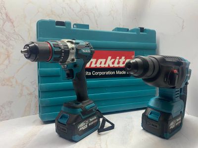 Лот: 21277863. Фото: 1. Набор Makita 2в1 Перфоратор+Шуруповерт... Электроинструмент