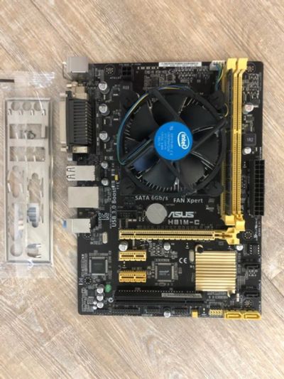 Лот: 12243874. Фото: 1. Материнская плата ASUS HB1M-C... Материнские платы