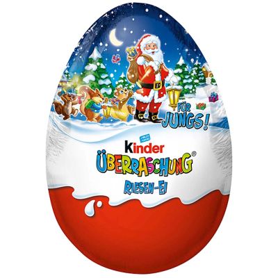 Лот: 12712362. Фото: 1. Яйцо kinder XXL 18см 220г. Шоколад, конфеты