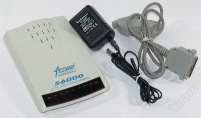 Лот: 415921. Фото: 1. Ext. Acorp M56EMSF (56k, V90). Проводные модемы