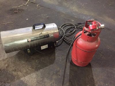 Лот: 11564158. Фото: 1. газовая пушка, редуктор, балон... Обогреватели промышленные, тепловые пушки