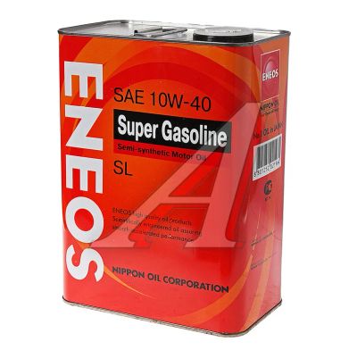 Лот: 5277800. Фото: 1. ЕNEOS Super Gasoline,10w-40, SL... Масла, жидкости