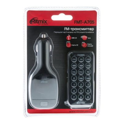 Лот: 25437854. Фото: 1. FM-трансмиттер Ritmix FMT-A705. FM-модуляторы, трансмиттеры