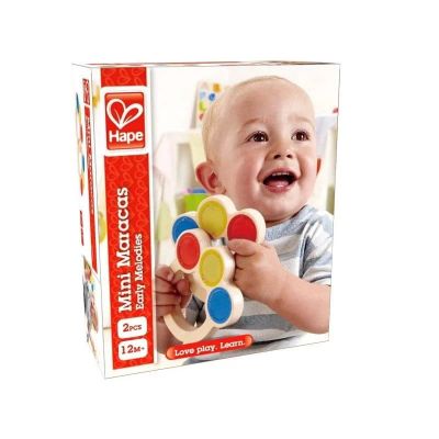Лот: 10224280. Фото: 1. HAPE Игрушка деревянная "Маракасы... Развивающие