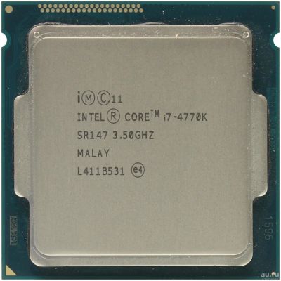 Лот: 16434075. Фото: 1. CPU Intel Core i7-4770K 3.5 GHz... Процессоры