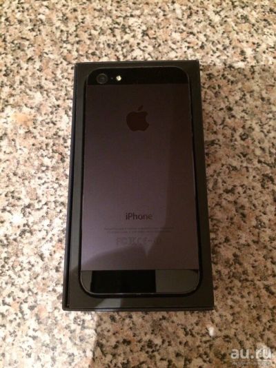 Лот: 12963125. Фото: 1. Apple IPhone 5 Black. Смартфоны