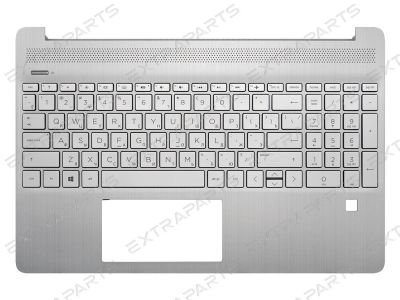 Лот: 17555841. Фото: 1. Топ-панель HP 15-dy серебряная... Клавиатуры для ноутбуков