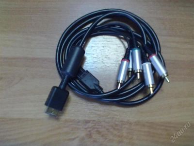 Лот: 1763010. Фото: 1. Компонентный кабель для PS2. Можно... Аксессуары для игровых приставок, консолей, геймпады