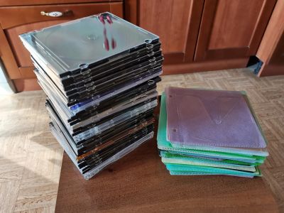 Лот: 25256221. Фото: 1. DVD CD Box бокс 37 шт + 64 конверта... Органайзеры для дисков, боксы