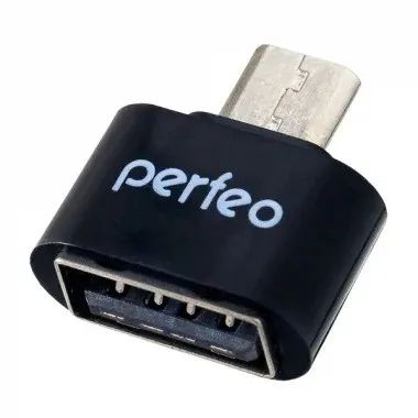 Лот: 25010409. Фото: 1. Адаптер USB - microUSB OTG Perfeo... Другое (периферия)