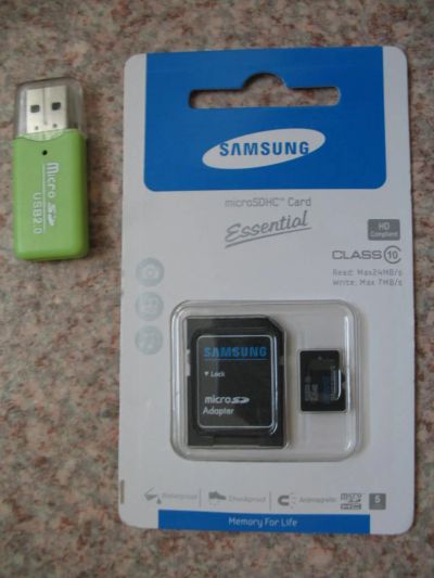 Лот: 4042105. Фото: 1. Карта памяти Samsung micro SD... Карты памяти
