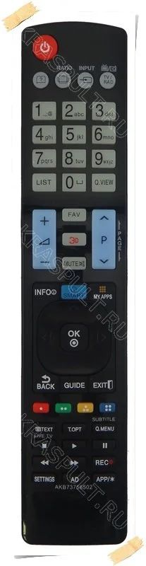 Лот: 10962426. Фото: 1. Пульт LG AKB73756502. Новый! Гарантия... Пульты ДУ