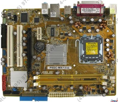 Лот: 10401183. Фото: 1. Материнская плата ASUS P5GC-MX... Материнские платы