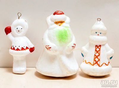 Лот: 5808900. Фото: 1. Елочные игрушки Снегурочка Дед... Игрушки